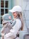 Voksi Carrier Cover – Warm wind protection for baby carrier, Dark Sand