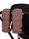 Voksi trolley gloves with studs, Maroon