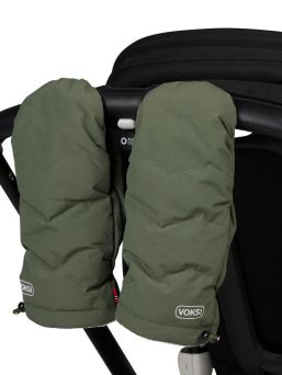 Voksi trolley gloves with studs, Thyme Green