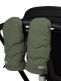 Voksi trolley gloves with studs, Thyme Green