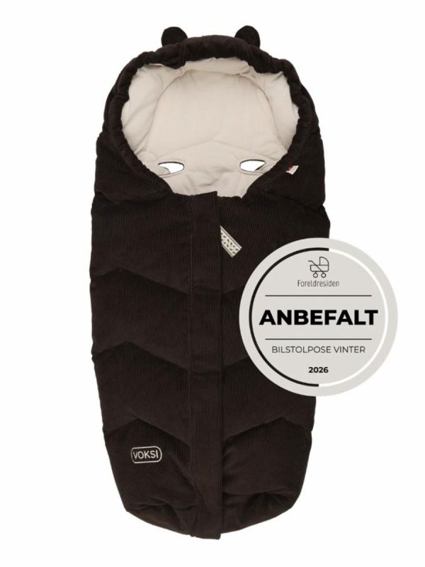Voksi Move footmuff for car seat, 0–18mth Chocolate Snow