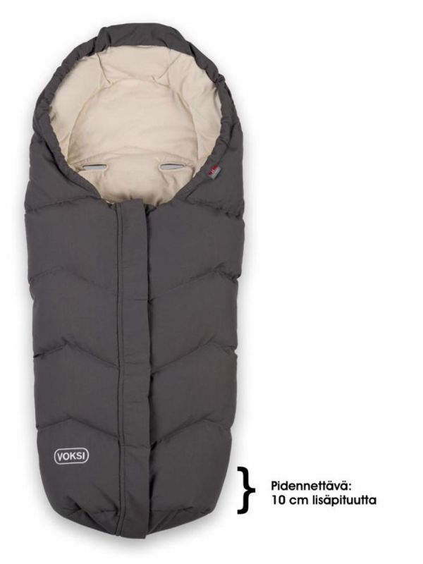 VOKSI - Move baby's down footmuff, grey