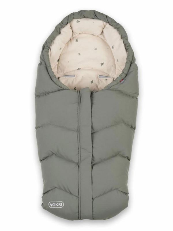 VOKSI - Move baby's down footmuff, Meadow Green