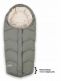 VOKSI - Move baby's down footmuff, Meadow Green
