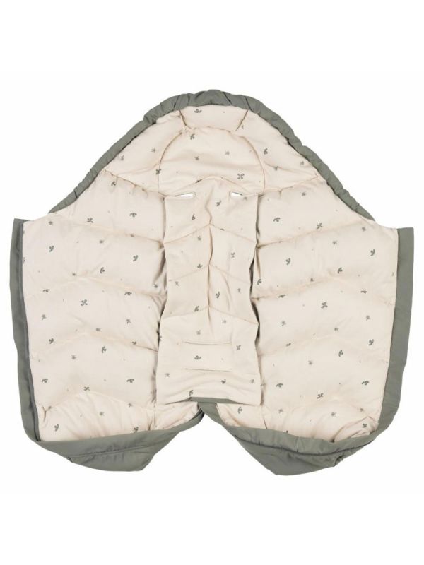 VOKSI - Move baby's down footmuff, Meadow Green
