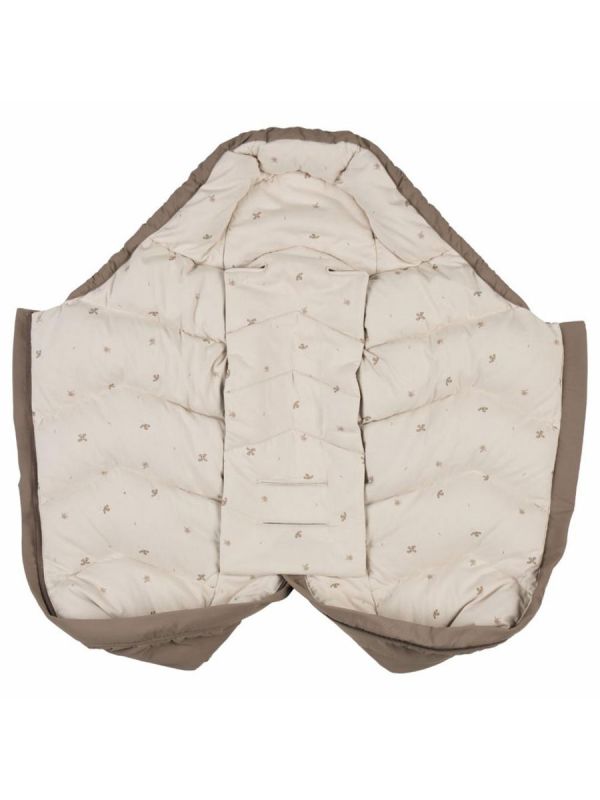 VOKSI - Move baby's down footmuff, Walnut