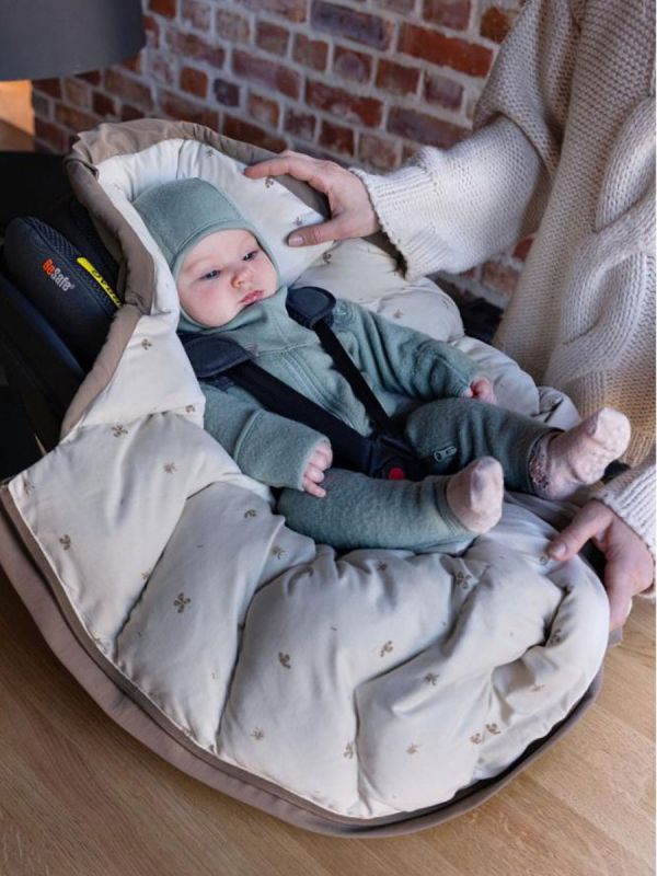 VOKSI - Move baby's down footmuff, Walnut