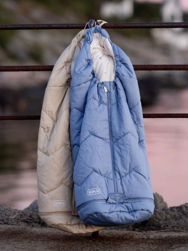 VOKSI - Sky Light sleeping bag 0–4y, Blue Bell
