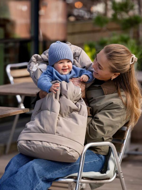 VOKSI - City extendable down footmuff 0-5y, Clay