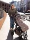 VOKSI - City extendable down footmuff 0-5y, Clay