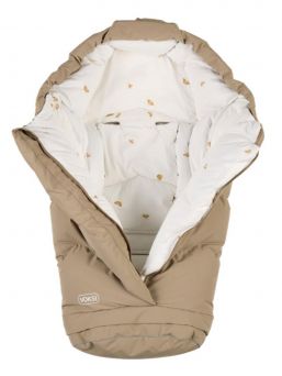 Voksi - City North down thermal bag - winter's warmest stroller bag, Dark Sand