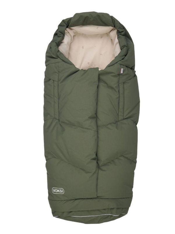 Voksi - City North down thermal bag - winter's warmest stroller bag, Thyme Green