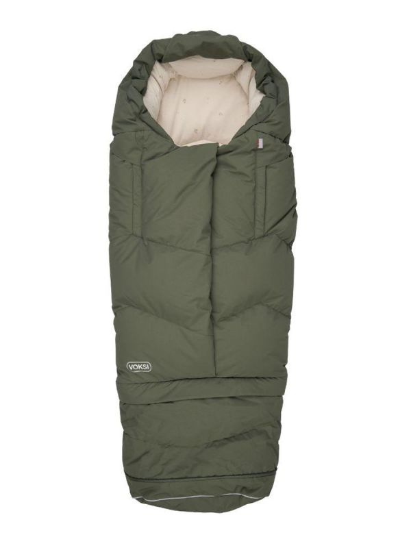 Voksi - City North down thermal bag - winter's warmest stroller bag, Thyme Green