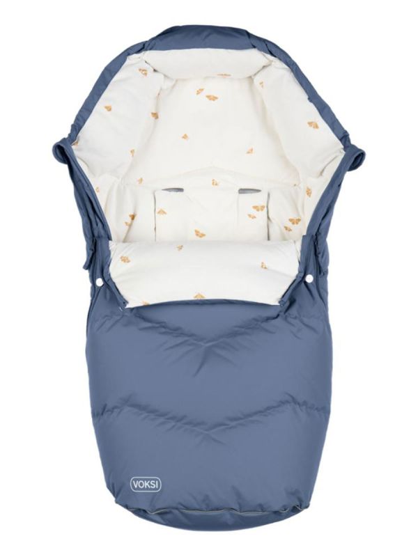 VOKSI - Urban extendable down footmuff 0-4,5y Stone Blue