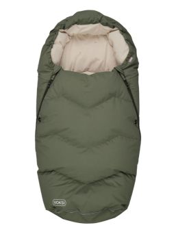 VOKSI - Urban extendable down footmuff 0-4,5y Thyme Green