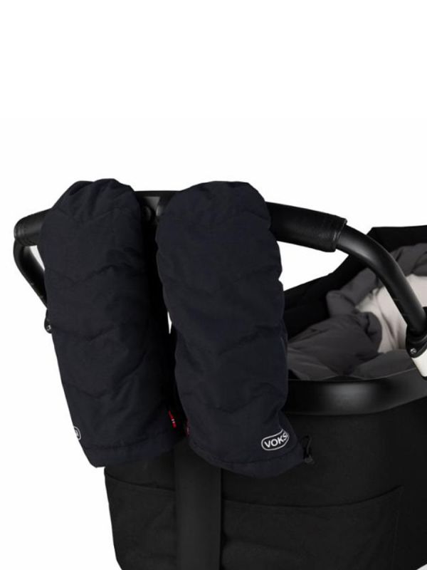 Voksi trolley gloves with studs, black