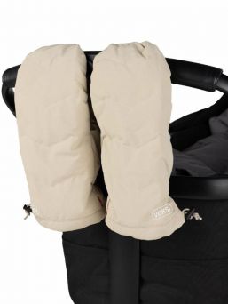 Voksi trolley gloves with studs, Seashell Sand