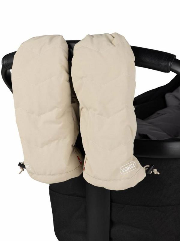 Voksi trolley gloves with studs, Seashell Sand