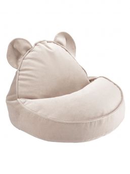 Wigiwama - Children's bean bag chair Dusty Beige Bear