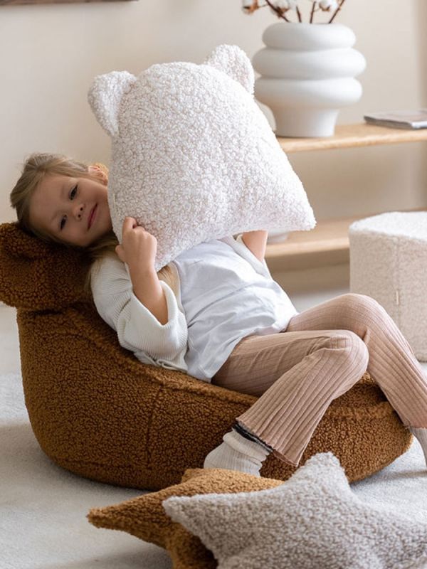 Wigiwama - Children's bean bag chair Teddy Mapple Bear