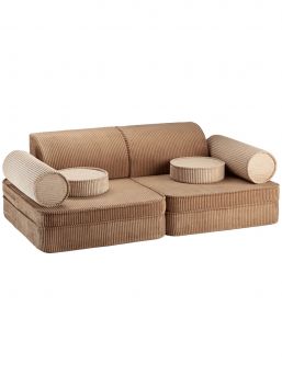 Wigiwama - Children's sofa / multifunctional furniture Settee Toffee