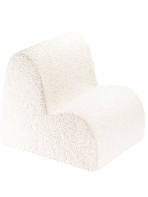 Wigiwama - Children's chair Cloud Teddy Cream White