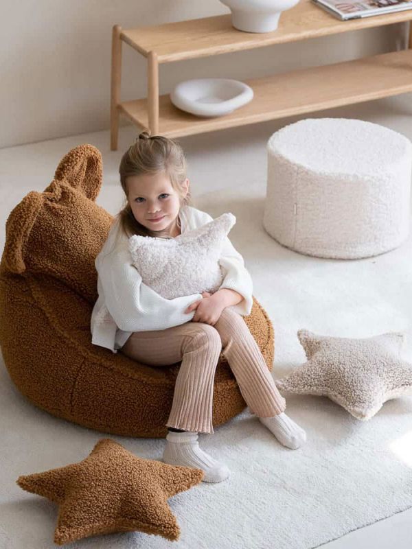 Wigiwama biscuit teddy Big square Ottoman