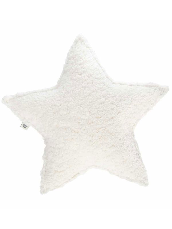 Wigiwama - Star pillow Teddy Cream White