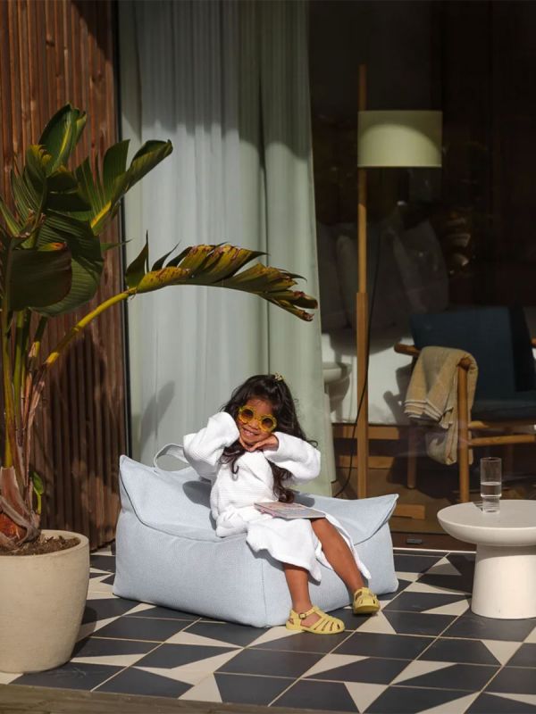 Wigiwama - Outdoor bean bag, Azure