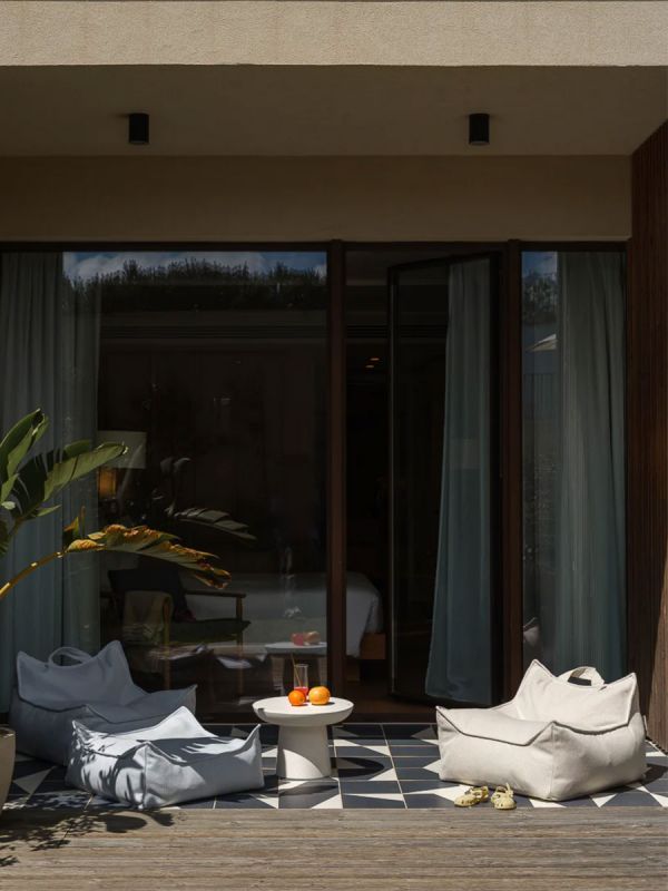 Wigiwama - Outdoor bean bag, Azure