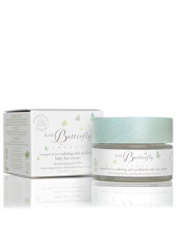 Calming anti-pollution baby face cream. Little Butterfly London -series baby face cream that protects your baby's face from frostbite and environmental pollution.