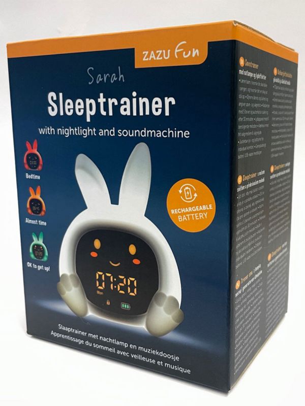 Zazu Sarah sleep coach for a child - alarm clock, night light and sound device