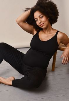 Boob Design - Easy singlet Maternity and Nursing, black