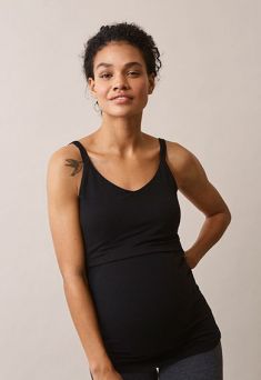 Boob Design - Easy singlet Maternity and Nursing, black