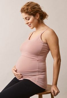 Boob Design - Easy singlet Maternity and Nursing, mauve