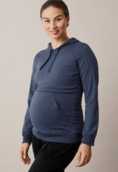 Boob Design - B-Warmer Hoodie, Thunder blue