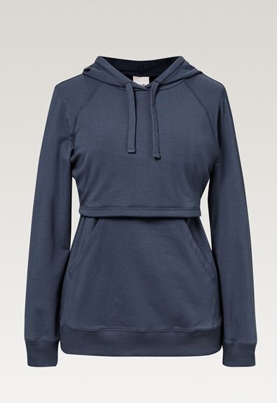 BOON DESIGN B-Warmer Hoodie nursing hoodie keeps the breasts warm both during bouncing winter frosts and on summer evenings. The shirt is made of double fabric at the breasts and the lower layer is warming fleece.