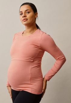 Boob Design - Nursing top long sleeve Classic, canyon clay