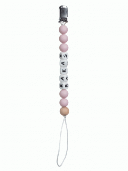 Loop pacifier holder with name