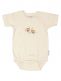 GEGGAMOJA Body with short arm in the softest bamboo and print on the breasts by Long ear from Mrs Mighetto.