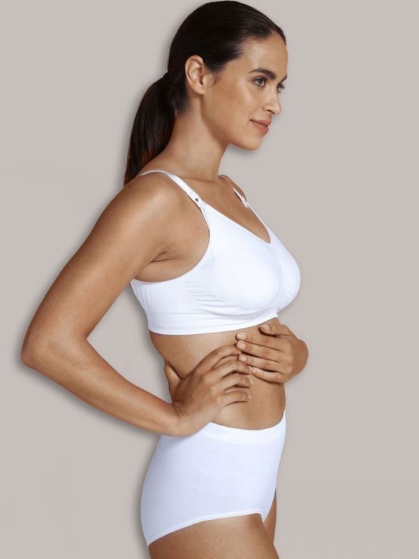 Carriwell - Padded Maternity & Nursing Bra, White