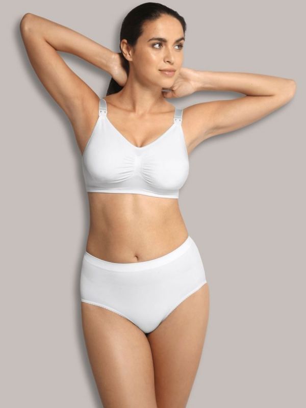 Carriwell - Padded Maternity & Nursing Bra, White