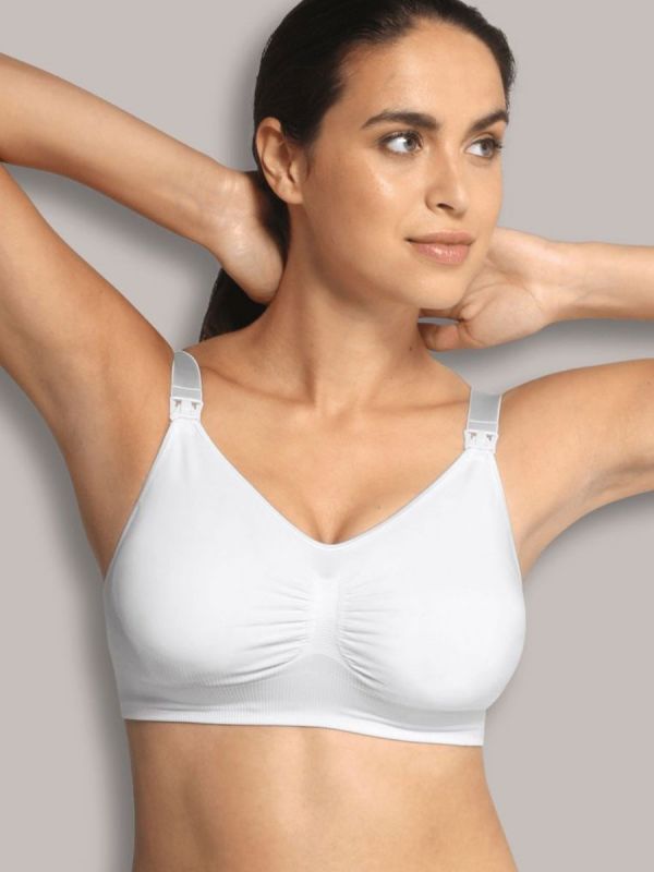 Carriwell - Padded Maternity & Nursing Bra, White