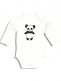 Soft and comfortable Kurtis Baby Peace baby long-sleeved body with Panda pattern.