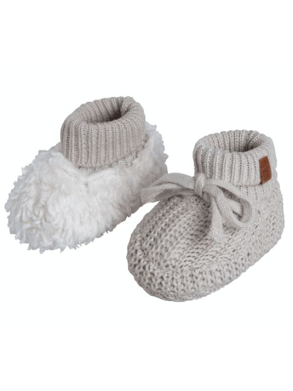 Baby's Only - newborn booties, Grey