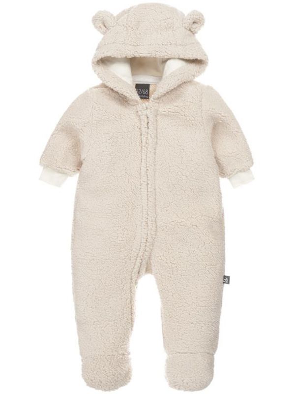 Babystyling teddy bear jumpsuit for baby, Sand
