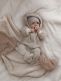 Babystyling teddy bear jumpsuit for baby, Sand