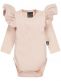 Babystyling Ruffle romper Rib Rose