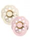 BIBS Boheme pacifier 2-pack - Ivory/Blossom