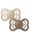 BIBS - Supreme pacifier 2 PACK - Vanilla / Dark Oak